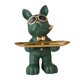 thumbnail image 1 of Figura Soporte Para Artículos Diversos Estatua De Perro Organizador De Entrada Bandeja Verde, 1 of 5