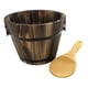 thumbnail image 3 of Cubo de arroz de madera Barril Humeante Multifuncional, 3 of 3