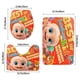 thumbnail image 3 of Juego de 3 Alfombras de Baño de Terciopelo Coral Desmarcar Loo Loo Kids, 3 of 6