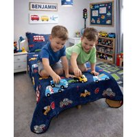 Mylhogar - Juego De Cubrecama Mas Sabana Niña Niño Infantil Plaza Y Media