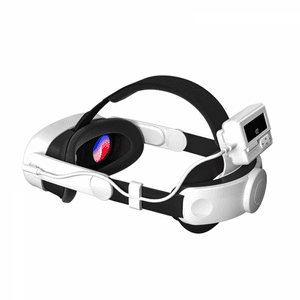 Genérico - Compatible Con El Accesorio Para Gafas De Vr Quest 3/3S Con Batería Extraíble De 10000Mah - Sistema De Almohadilla Ajustable Para La Cabeza, Mejora Del Tiempo De Juego Prolongado-Blanco