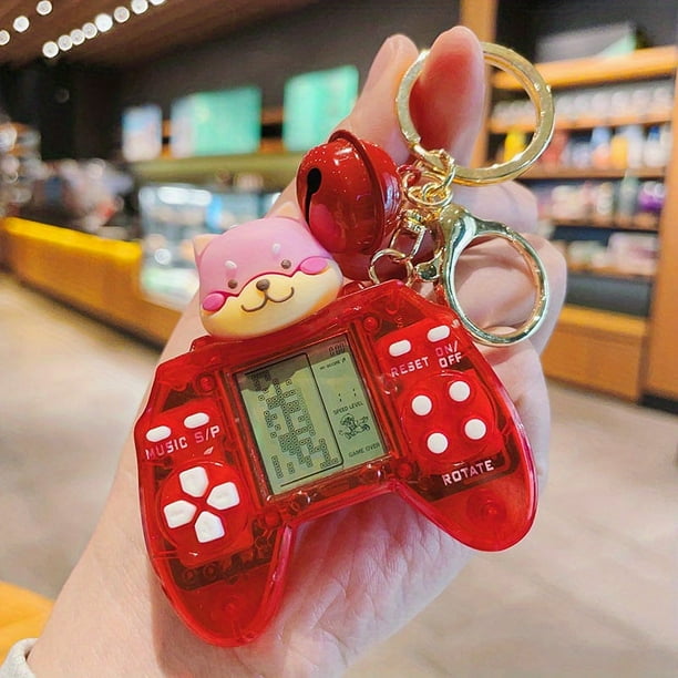 Mini Portable Retro Classic Game Console Handheld Game Player With Keychain For Kids Children Educational Gaming Toys Gifts