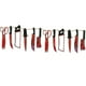 thumbnail image 1 of 1pc, Happy Halloween Banner, Paper Horror Decoration Blood Hands And Feet For Halloween Party Decorations, 1 of 3