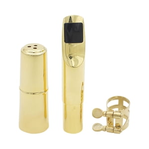 Bothyi - Boquilla De Metal Para Saxofón Alto Para Accesorios De Instrumentos De Viento De Madera De Escenario Ejercicio 8C