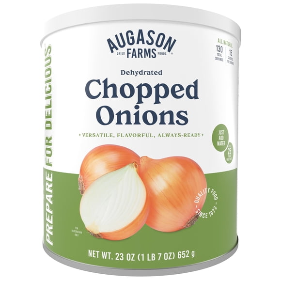 Cebollas picadas deshidratadas Can Augason Farms 130 porciones