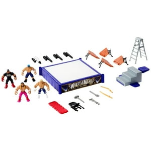 Mattel - Set De Juego Wwe Knuckle Crunchers Mini Mayhem Con Cody Rhodes