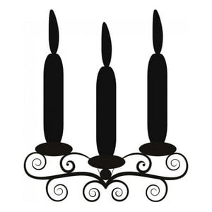 Rienda Libre Graphics - Decomural Triple Tier Candle Christmas Ws-15162