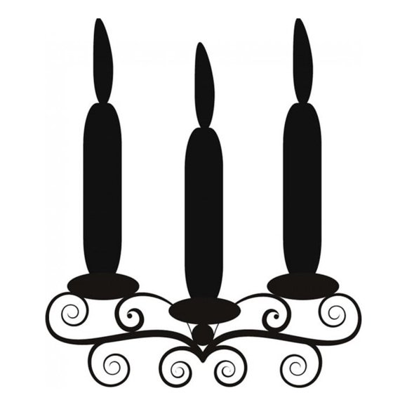 Decomural Triple Tier Candle Christmas WS-15162