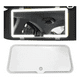thumbnail image 2 of Espejo De Maquillaje Con 3 Tonos Luz Led Para Auto Coche Marco Blanco, 2 of 7