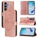 thumbnail image 5 of Funda cartera mariposa para Samsung Galaxy S24 con soporte y ranuras para tarjetas Oro rosa, 5 of 5