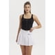 thumbnail image 1 of Polera Mujer Escote Cuadrado Botones Falsos Negro, 1 of 4