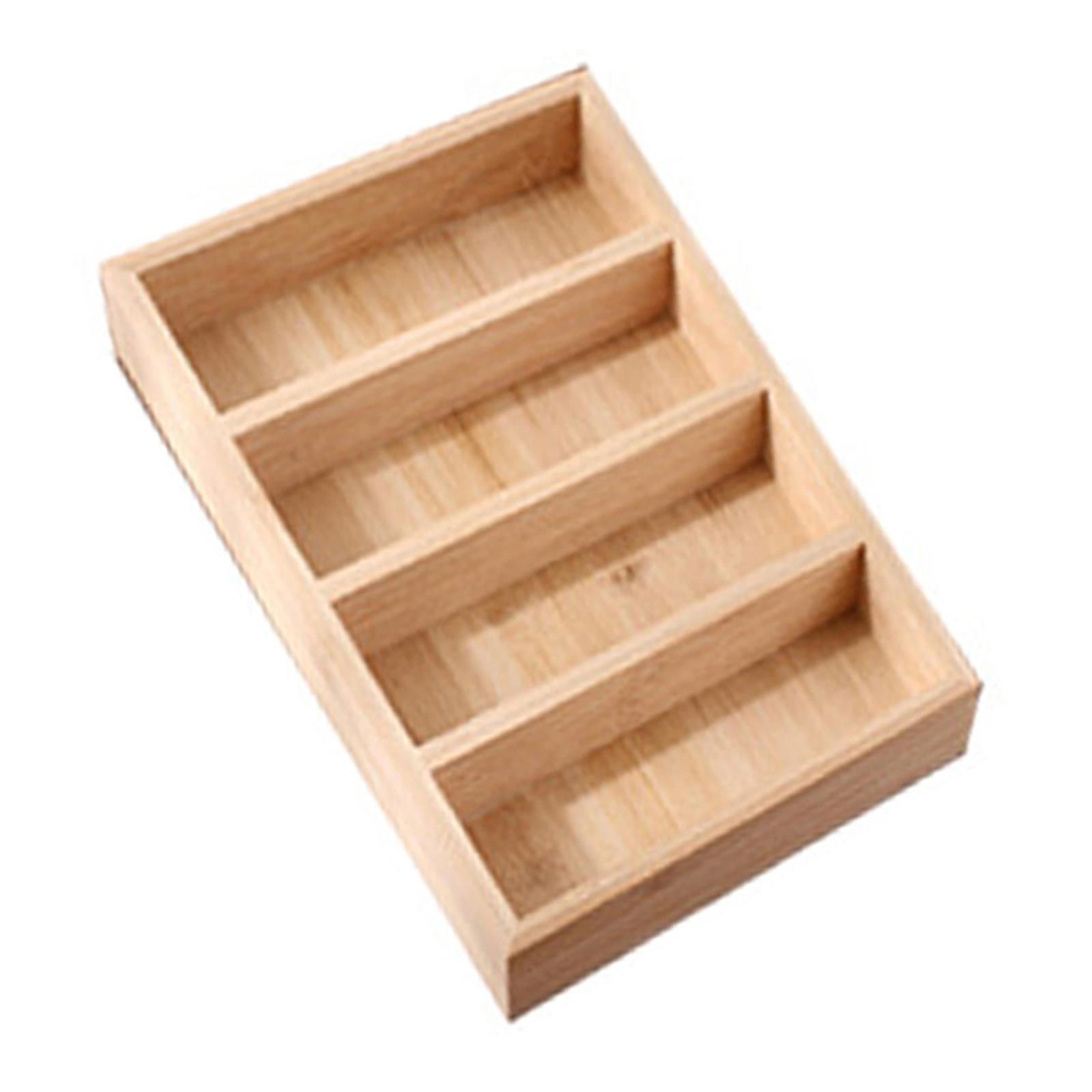 Ioensy - Estuche De Exhibición De Anteojos Soporte De Marco De Anteojos De Madera Para Escritorio Hogar 4 Ranuras