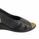 thumbnail image 4 of Sandalia Exs Texturas Cuero Negro, 4 of 5