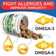 thumbnail image 2 of Aceite De Pescado Masticable Con Omega 3 Para Perros 360 180 Golosinas, 2 of 8
