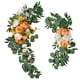 thumbnail image 3 of Granja Flores Artificiales Arco Decoración Colgante Para Dormitorio Ceremonia Vacaciones Naranja, 3 of 5