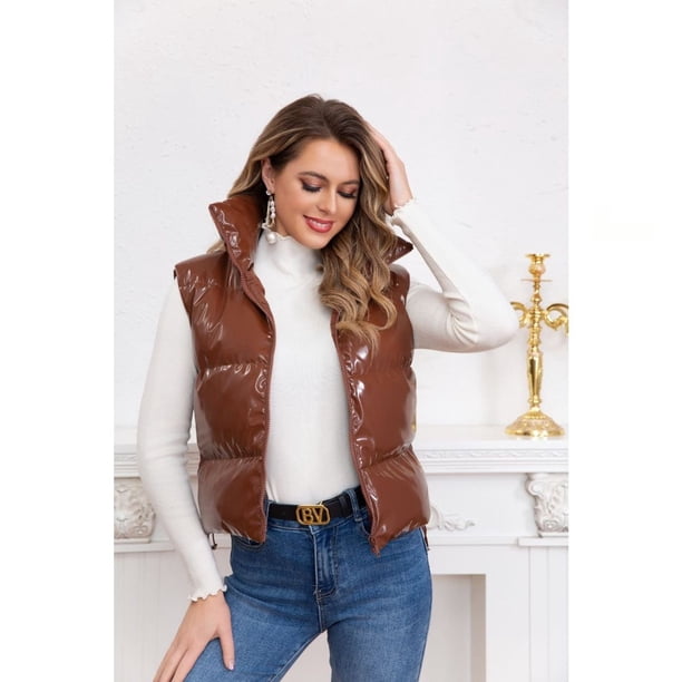 Parka Puffa Mujer Chaqueta Sin Mangas Calidad 5002