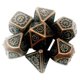 thumbnail image 3 of Dados De Metal Poliédricos De 7 Piezas Para D&D Pathfinder RPG Game 03, 3 of 5