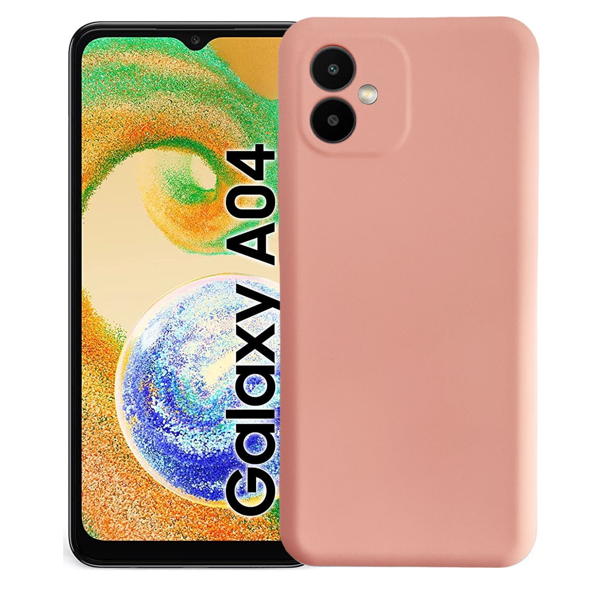 Joigo - Carcasa Para Samsung A04 Goma Rosa