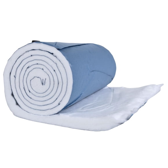 Rollo de algodón Vally, tamaño grande, 454 g, 100% algodón blanco, 12 cm x 1,42 m