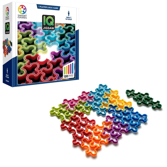 SmartGames IQ Juego de Rompecabezas con 120 Desafíos para Mayores de 7 Años