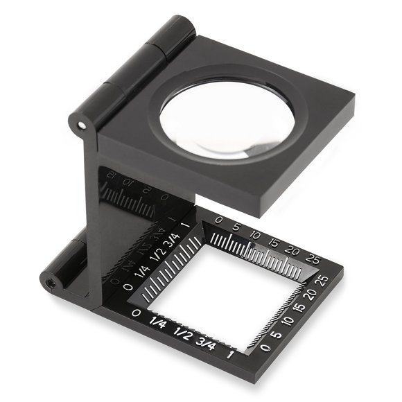Lupa Carson 5x30 mm plegable negra
