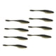 thumbnail image 1 of 8 Piezas De Señuelos De Pesca Suaves De Gusano Para Lubina, Salmón, Trucha, Negro Y Dorado, 1 of 3