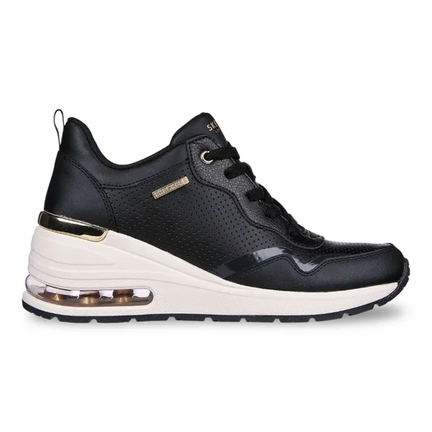 Zapatilla Mujer Million Air Hotter Negro Skechers