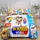 thumbnail image 1 of New Style Doctor Super Mario Duvet Cover Set Kid Bedroom Decoration Polyester Bedding Set Game Lover Customized Birthday Gift Bed Sheets, 1 of 5
