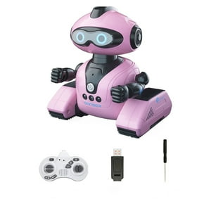 Veatool - Juguetes Robot Para Niños,2.4 Ghz Juguetes Robot De Control Remoto Con Música Y Ojos Led Para Niños Y Niñas,Juguetes De Control Remoto Regalos Para Niños De 3 A 12 Años
