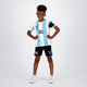 thumbnail image 1 of Polera Manga Corta Niño Argentina Blanco Con Negro Messi, 1 of 5