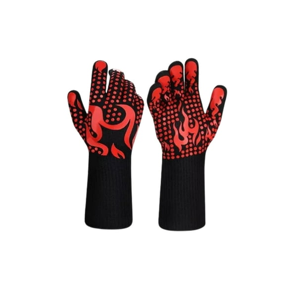 Par Guantes Cocina Alta Temperatura Asado Parrilla Bbq