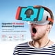 thumbnail image 2 of Auriculares VR para Nintendo Switch y Switch OLED, con lentes HD ajustables, cómoda correa para la cabeza, Labo VR Kit Gafas 3D para Switch Accesorios-Blanco y azul, 2 of 7