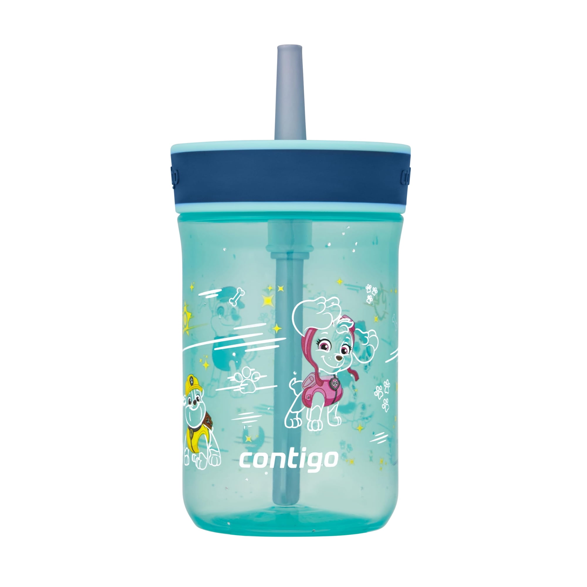 Vaso Térmico Contigo Leighton Con Popote 400 Ml Paw Patrol Jade Vine