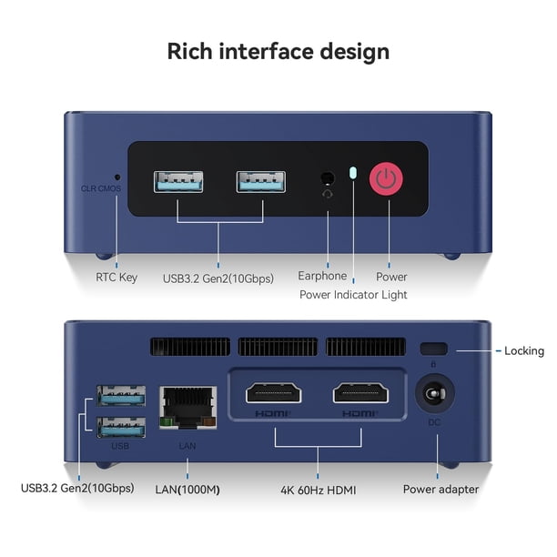 Mini PC Beelink S12 PRO Intel N100 16GB 512GB SSD WiFi 6 | Lider