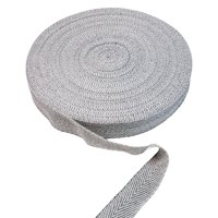 Magideal - Cinta Algodón Natural Para Costura Ribete Manualidades Encintado Fabricada Con Material Resistente Y Lavable Adecuada Para Confección Embalaje Fiestas Accesorios Textiles 100M