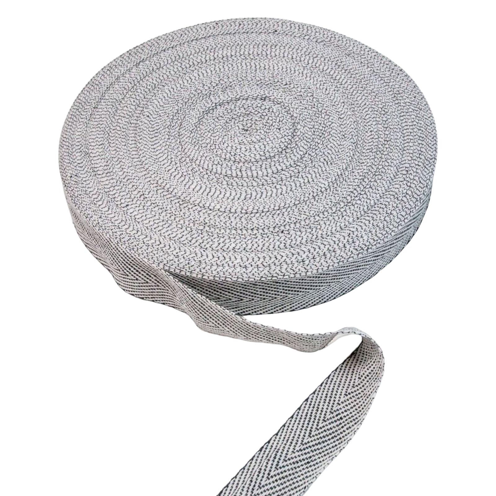 Magideal - Cinta Algodón Natural Para Costura Ribete Manualidades Encintado Fabricada Con Material Resistente Y Lavable Adecuada Para Confección Embalaje Fiestas Accesorios Textiles 100M