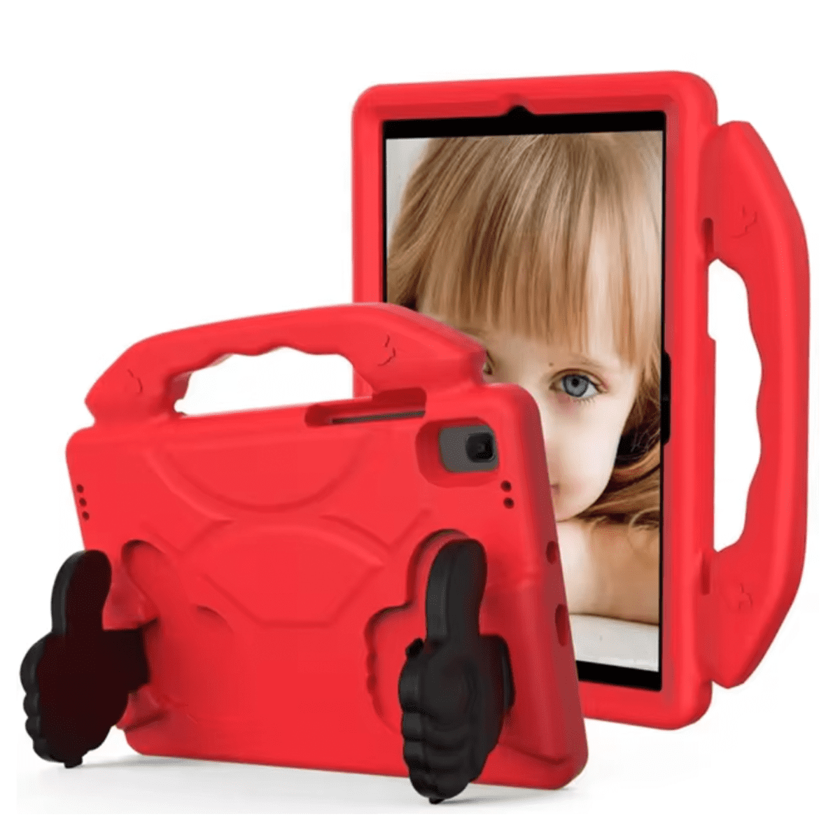 Joigo - Carcasa Niño Antigolpe Para Tablet Samsung S10 Lite Rojo
