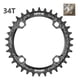 thumbnail image 5 of Plato Redondo Mtb Narrow Wide Bicicleta 30t 32t 34t 36t 38t negro, 5 of 6