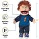 thumbnail image 3 of Marioneta de mano Silly Puppets Peach Boy Tommy, 14 pulgadas de alto, 3 of 5
