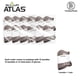 thumbnail image 3 of Guantes de trabajo SHOWA Atlas 300 de látex natural revestidos en la palma, 3 of 8