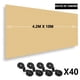 thumbnail image 2 of Cerco Malla Raschel Beige 80%p | 4,20x10m + Pack Broches 40u, 2 of 6