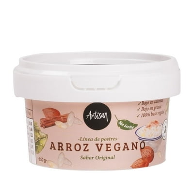 Postre Arroz Vegano Sabor Original 150 G Artisan