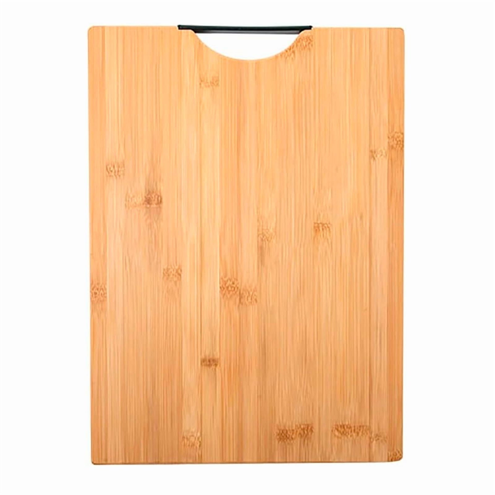 Wakeshome - Tabla De Cortar De Madera Bambú Carne Y Verduras Picoteo 36x26cm