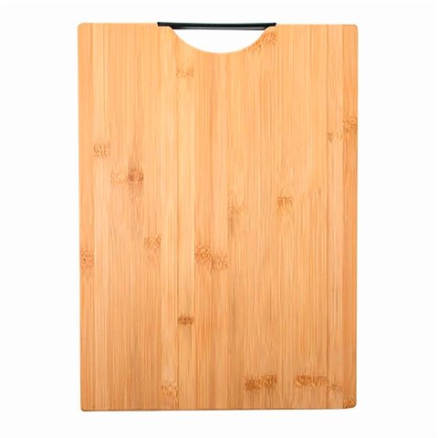 Wakeshome - Tabla De Cortar De Madera Bambú Carne Y Verduras Picoteo 36X26Cm