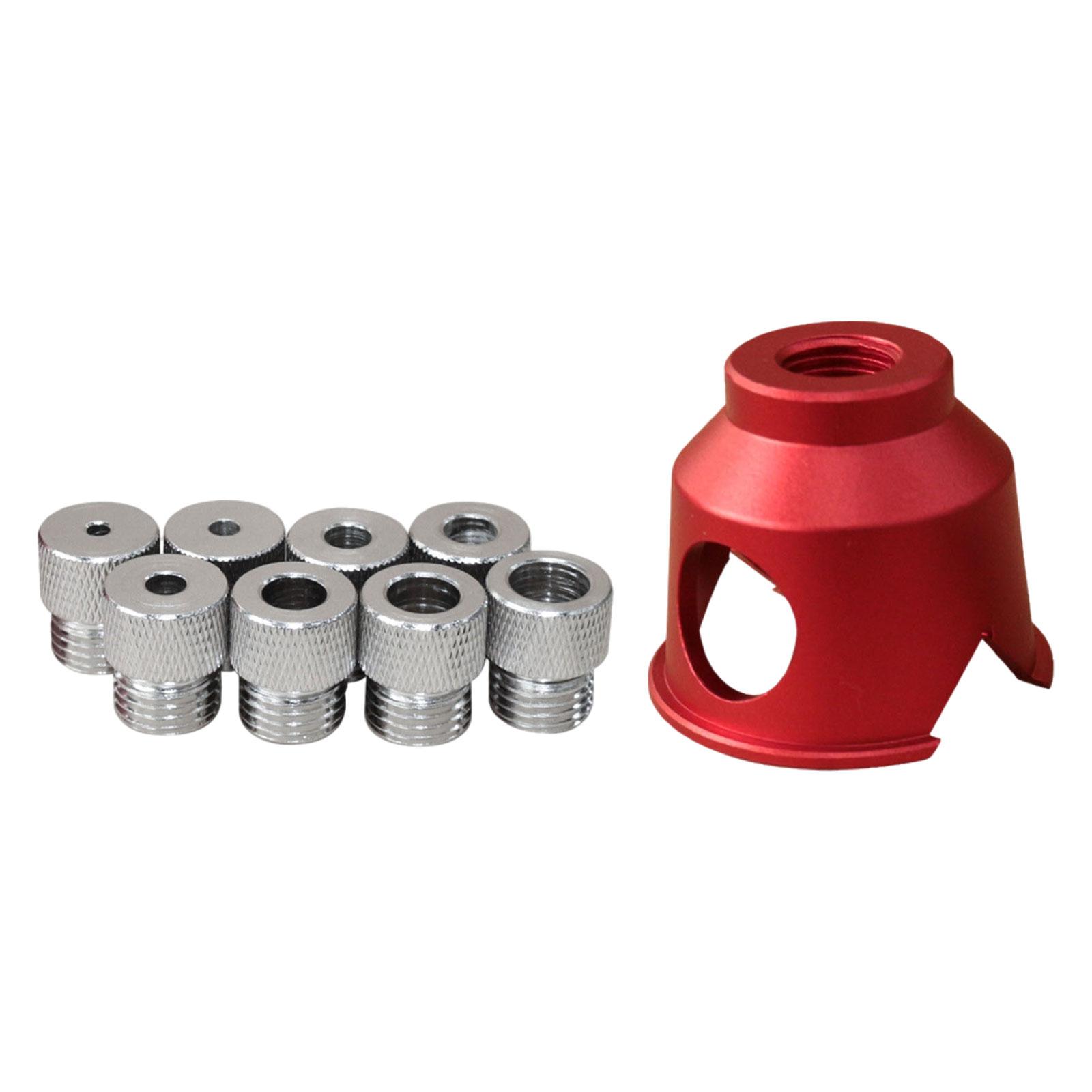 Magideal - Jig De Ejercicio De Carpintería De Perforación De Agujeros Verticales Con 8 Tornillos De Perforación Herramientas De Baile De Agujeros Para Muebles De