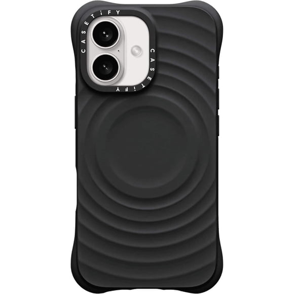 Funda CASETiFY Ripple MagSafe para iPhone 16 de silicona, protección de 6,6 pies