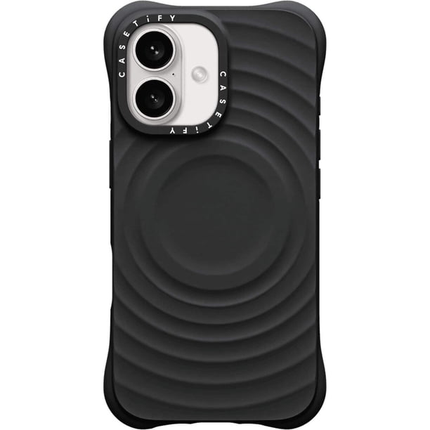 Funda CASETiFY Ripple MagSafe para iPhone 16 de silicona, protección de 6,6 pies