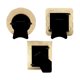 thumbnail image 3 of Juego de marcos GIFTY GIFTY Classic Gold de los años 20, minijuego de 3, 3 of 8