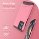 thumbnail image 5 of Funda TUDIA para Motorola Edge 2024 de doble capa a prueba de golpes, rosa, 5 of 7