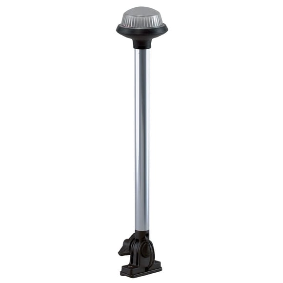 Luz de poste Perko 1637DP0CHR de montaje vertical abatible de 36 cm